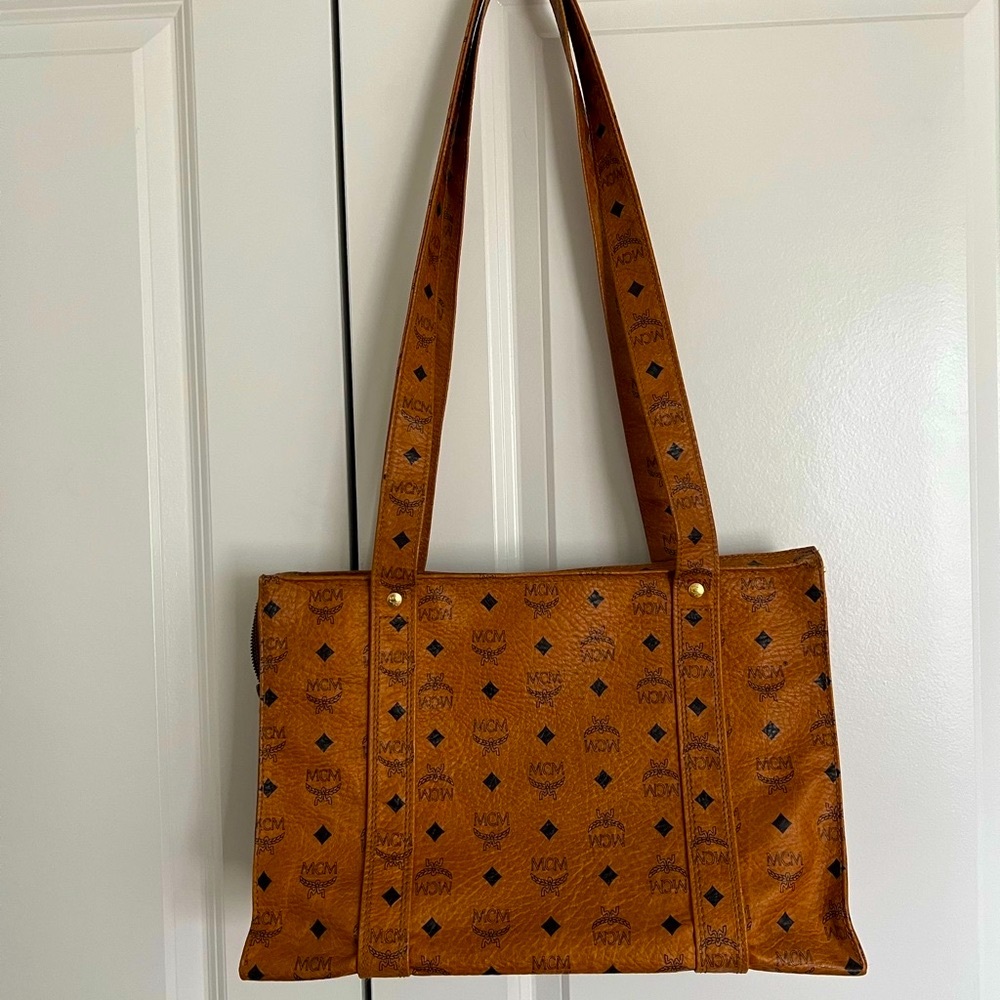 MCM Vintage Visetos Tote